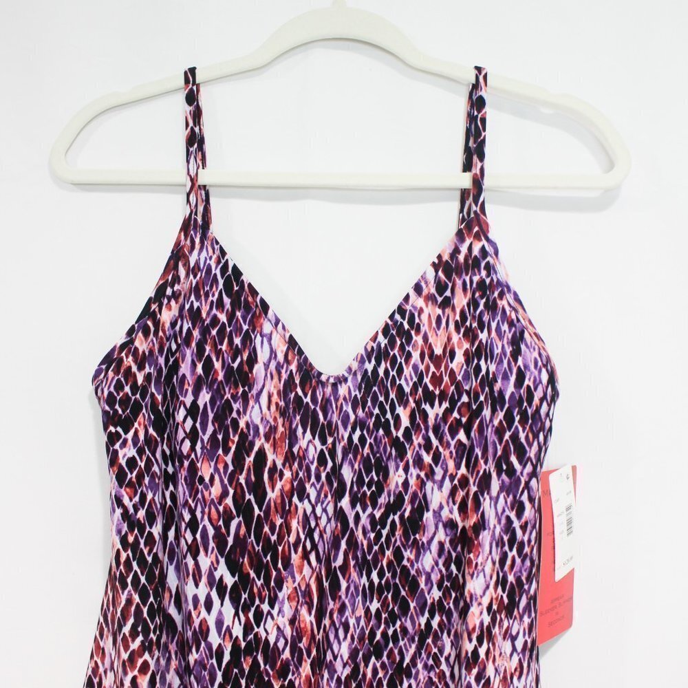 MAGICSUIT Snake Charmer Jolene Tankini Swim Top Swimsuit Purple Pink Black 10 - Picture 6 of 9